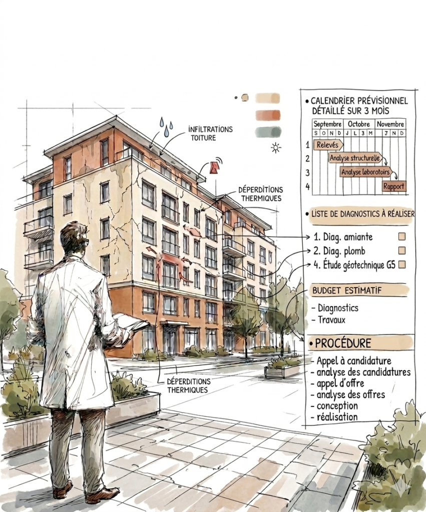 Croquis diagnostic montage operationnel